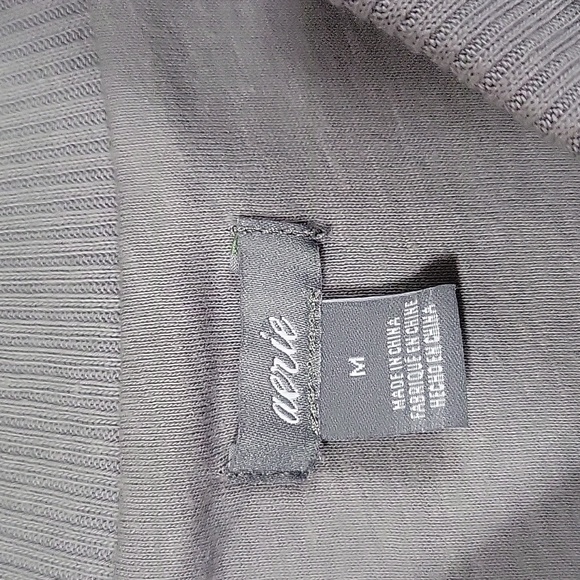 Aerie Offline Fluffy Cloud Sherpa Vest Grey Size M - Picture 4 of 11